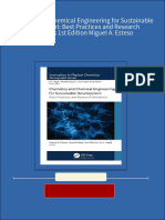 Chemistry and Chemical Engineering For Sustainable Development: Best Practices and Research Directions 1st Edition Miguel A. Esteso