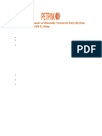 Lifecycle Assesment of BOPET Film (QUALITATIVE AND QUANTITVE)