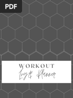 Workout Log Planner