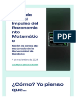 Jornada para El Impulso Del Razonamiento Matemático - Gamma