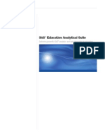 Sas Education Analytical Suite