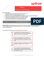 Design - Thinking Session+Summary