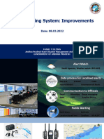 Early Warning System Improvements APSDMA