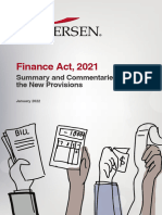 Finance Act 2021 - Summary and Commentaries On The New Provisions