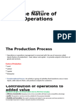 Nature of Operations