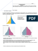 Avaliação de Geografia - 8° Ano