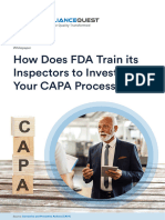 Fda Train Inspectors To Investigate Capa