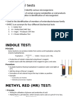 Biochemical Tests