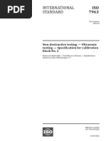 ISO 7963-2022 Non-Destructive Testing - Ultrasonic Testing - Specification For Calibration Block No. 2