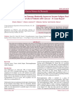 Sympathomimetic Amine Therapy Markedly Improves Severe Fatigue That Diminishes Quality of Life in Patients With Cancer - A Case Report