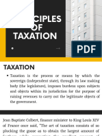 Principles of Taxation