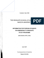 The Graduate School of Engineering Nagoya University