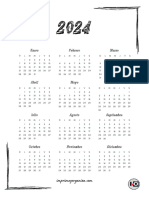 Calendario 2024 Esquinas