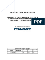 Informe Cálculo Tubería Enterrada