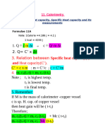 Calorimetry 11 A Numericals 