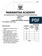 Maranatha Geo 2023 1ST Mock Pii 101128