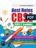 Class 11 Economics 2024-25 Notes Chapter 5. Measures of Central Tendency