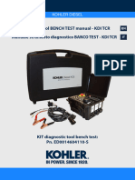 Manuale Strumento Diagnostico BANCO TEST - KDI TCR Rev. 03