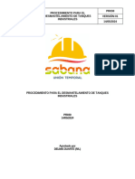 PR030 Procedimiento para El Desmantelamiento de Tanques