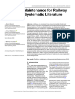 Predictive Maintenance For Railway Domain A Systematic Literature Review