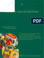 Microsoft Ppt21.Health and Nutrition