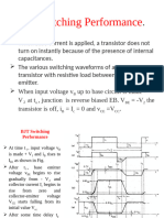 BJT Switching Performance