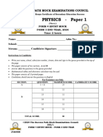 Form 4 Enyrt Physics Pp1 t3