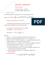 Análisis 2. Derivadas