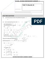 16 Solution of Path To Boards No 16 (Differential Equation)