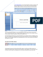 PowerPoint Window With Label