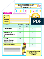 4° JP Examen Trimestre I 2023