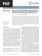 Effect of Low Dissolved Oxygen Concentration On TH