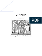 Saturday Vespers