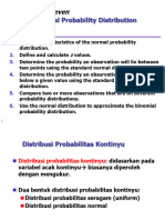 Statistik 1 - 6 Distribusi Probabilitas Normal