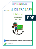 Cuadernillo FASE 3 - 1° y 2° - MTRO. JOSE LUIS