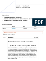 READING QUIZ 2 MODELO by 2050