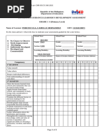 2 SF10 Proposed Primary Level G1 3 HG Assessment Template