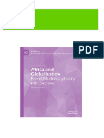 Africa and Globalization: Novel Multidisciplinary Perspectives Kelebogile T. Setiloane 2024 Scribd Download