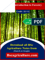 Introduction To Forestry 1