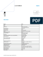 Filter Regulator MS6-LFR-1/2-D7-ERM-AS: Data Sheet