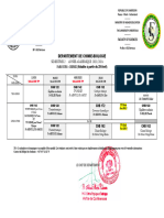 Emploi de Temps Chimie Biologie 29 Avril 2024