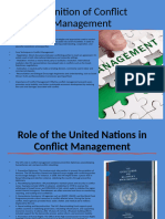 UN Conflict Management Detailed Presentation V2