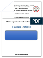 TP 2: Etude Du Régime Transitoire de MCC A Démarrage Direct