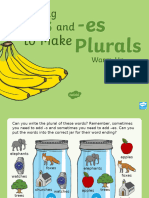 T L 53585 Year 1 Adding S and Es To Make Plurals Warmup Powerpoint English - Ver - 1