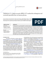 Luciani-Giacobbe Etal, 2018 Simple HPLC-UV