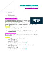 Recurrence Relation - Chapter 3 - Unit 3