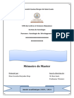 Coumba Dieynaba Diop - Memoire de Master 2 - Rapport Final CDD