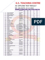 BSSC Test Result 181