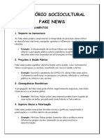 Repertório para Desenvolver Uma Redação Sobre Fake News