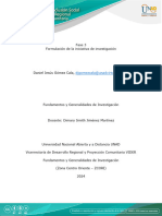 Fase 3 - Formulación de La Iniciativa de Investigación